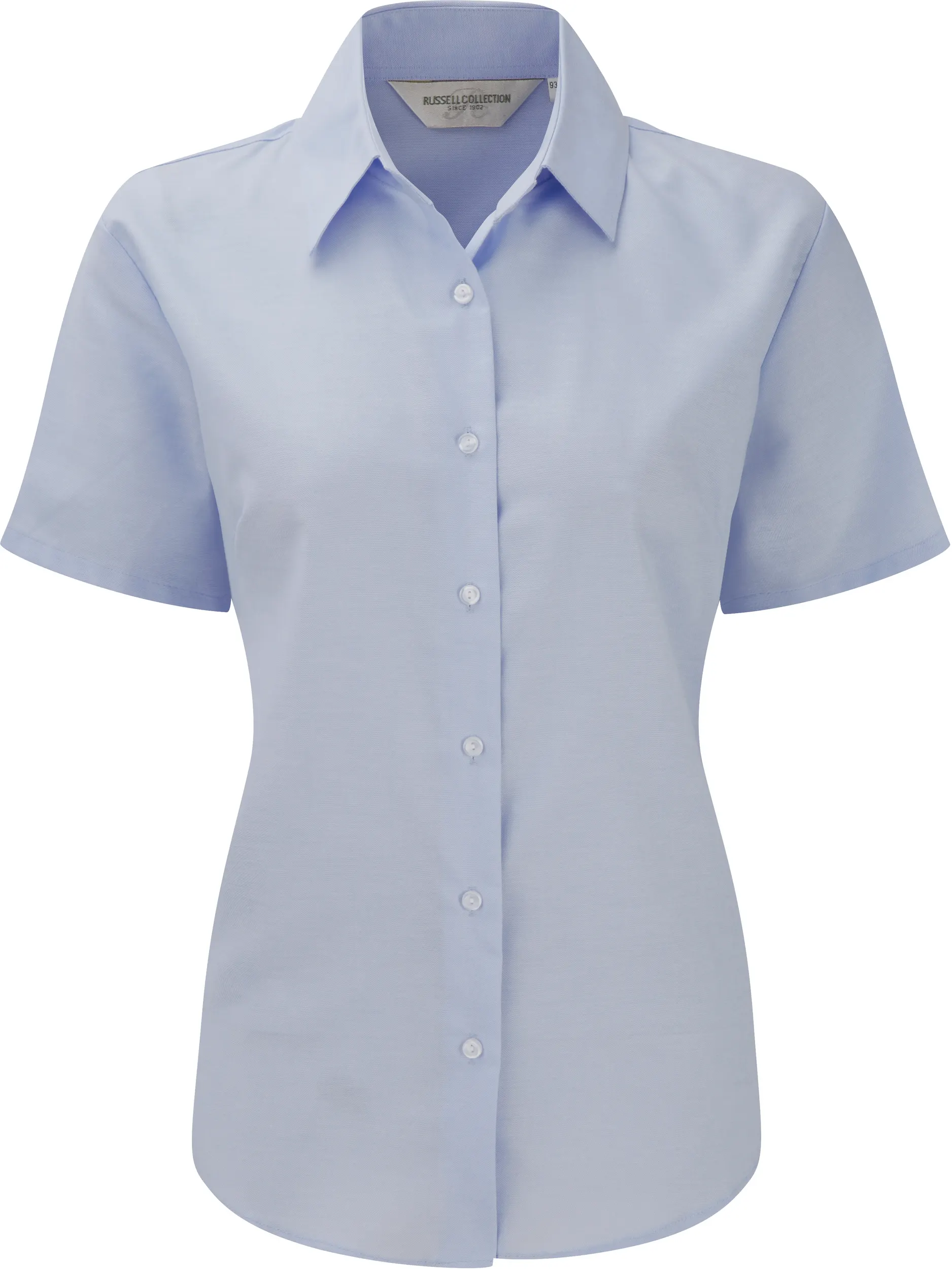 Camisa Oxford manga corta mujer