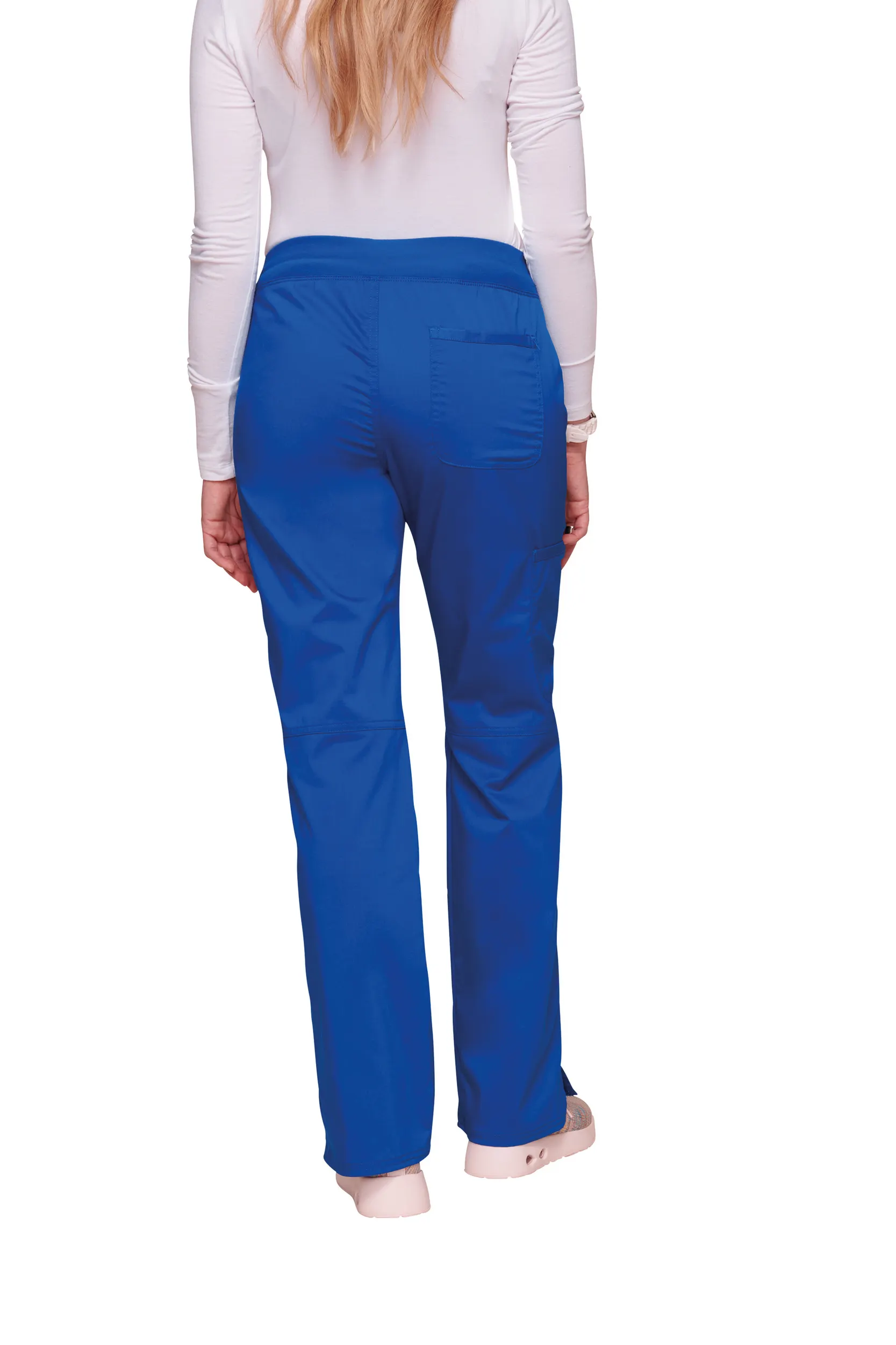 Pantalones tipo cargo de tiro medio mujer
