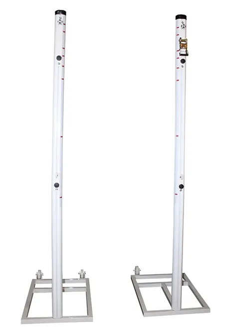 JUEGO POSTES MULTIALTURAS ALUMINIO TUBO DE 90MM TRASLADABLES