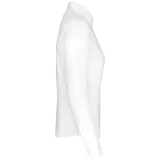 Camisa popelina de polialgodón manga larga mujer