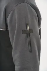 Sudadera 1/4 cremallera ecorresponsable– Unisex