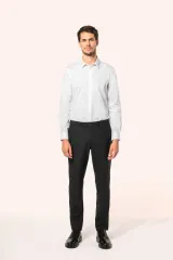 Camisa popelina de algodón Supima® hombre