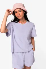 Camiseta ecorresponsable de rizo mujer