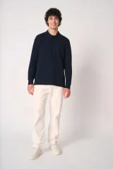 Polo punto piqué LSL hombre