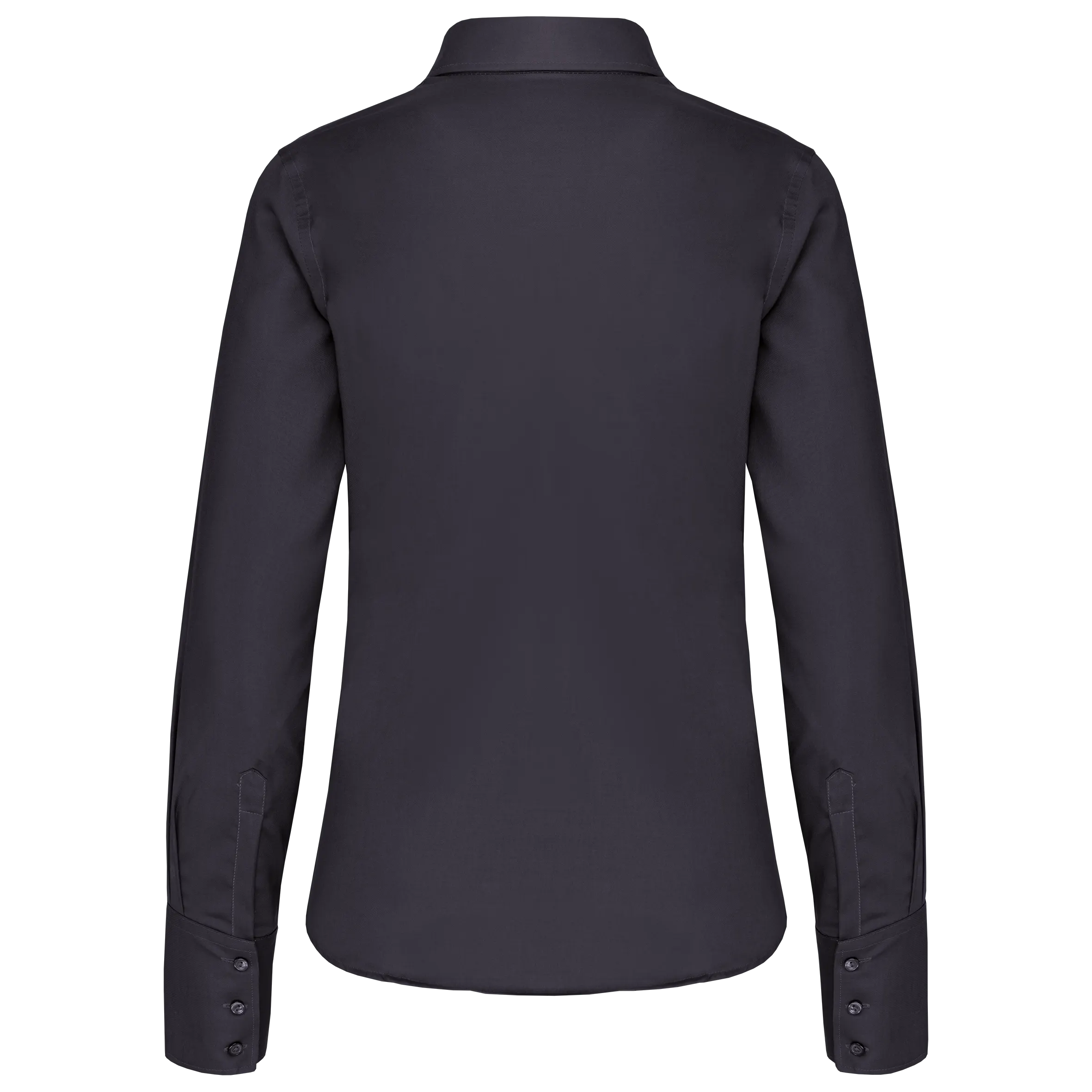 Camisa no-plancha manga larga mujer