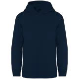Sudadera ecorresponsable con capucha infantil