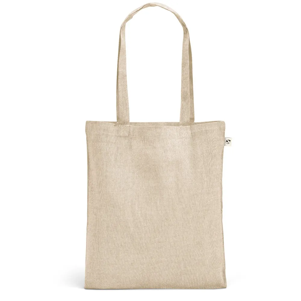 RYNEK. Bolsa con algodón reciclado (70%), poliéster (30% rPET) (140 g/m²)