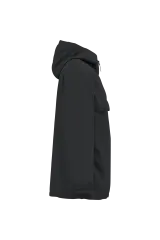 Chaqueta cortavientos impermeable ecorresponsable 1/4 cremallera unisex