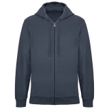 Sudadera ecorresponsable de rizo con capucha y cremallera hombre