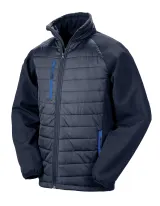 Chaqueta Softshell Black Compass acolchada reciclada