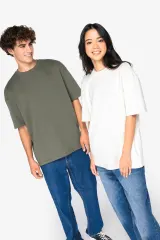 Camiseta ecorresponsable oversize French Terry unisex