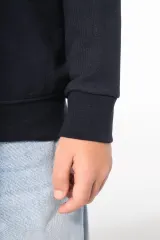 Sudadera reciclada cuello redondo infantil