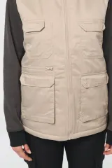 Chaleco polialgodón multibolsillos acolchado - Unisex