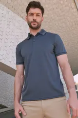 Polo poliéster reciclado hombre