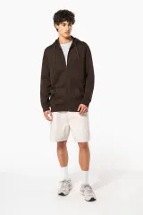 Sudadera capucha y cremallera unisex