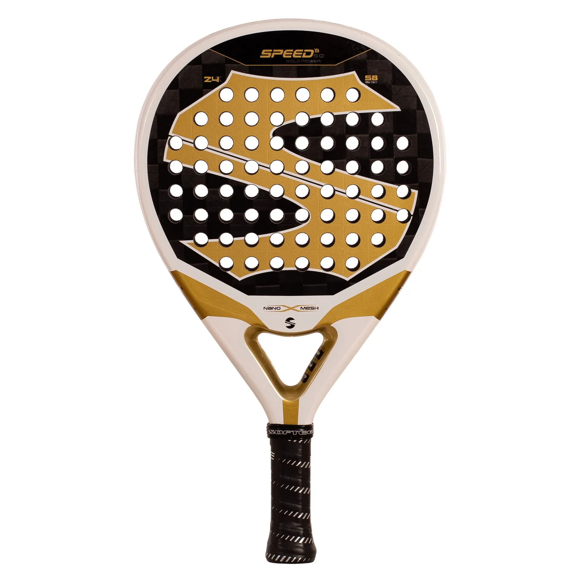 PALA DE PÁDEL SOFTEE SPEED GOLD NANO MESH 5.0