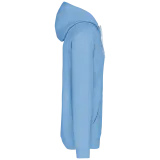 Sudadera capucha contrastada hombre