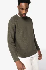 Jersey ecorresponsable de punto grueso hombre