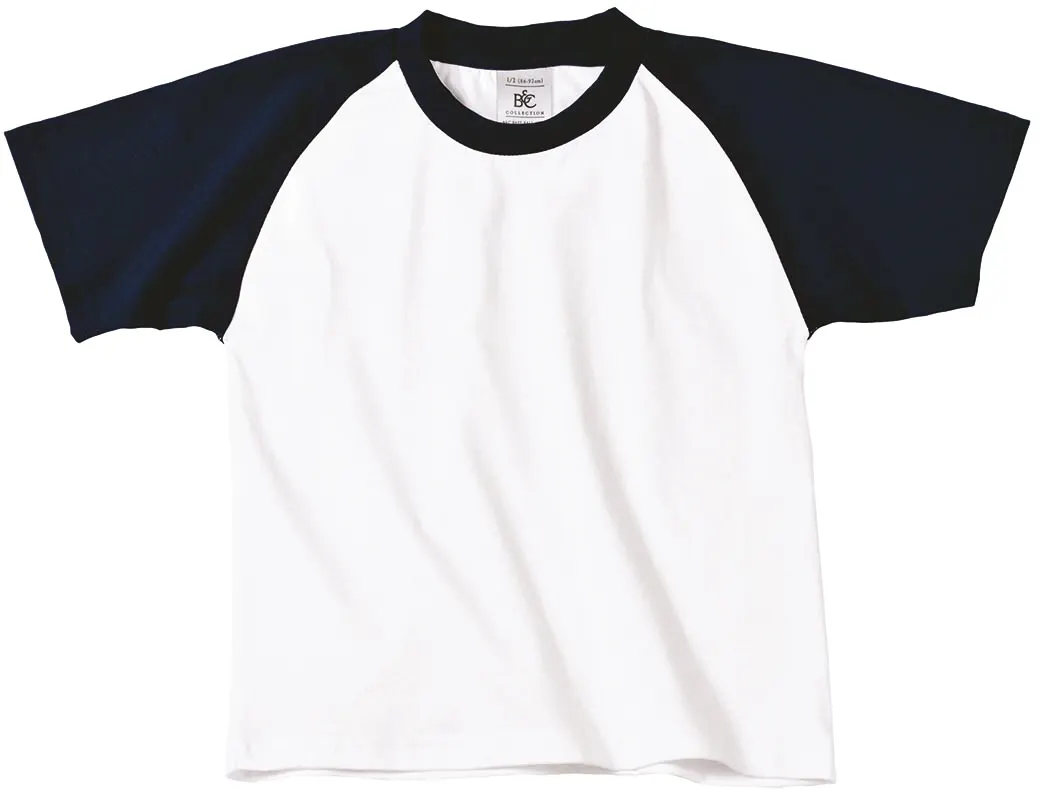 Camiseta Baseball bicolor niños