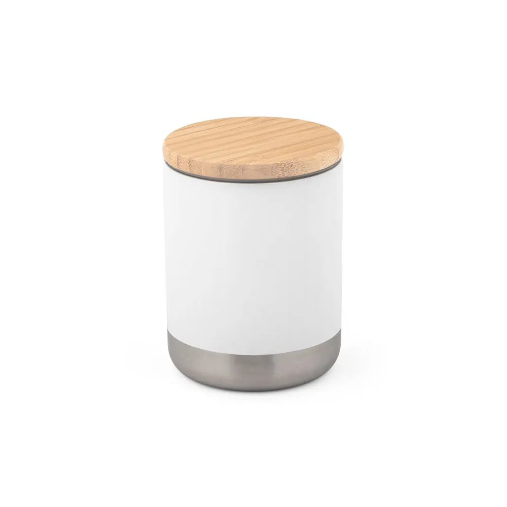 NORRE TUMBLER. Vaso de acero inoxidable (36% reciclado) con pared doble de insolacion 370 mL