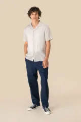 Camisa de lino hombre