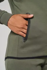 Chaqueta de chándal performance con capucha mujer