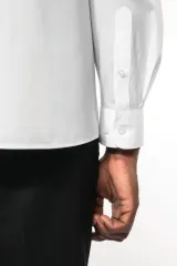 Camisa de popelina de polialgodón de fácil cuidado para hombre