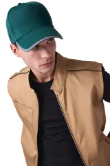 Gorra de 5 paneles de poliéster