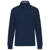 Chaqueta de felpa con cremallera hombre