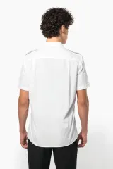 Camisa piloto manga corta hombre