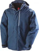 Parka resistente "efecto denim"