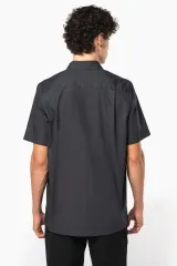 Camisa popelina manga corta hombre