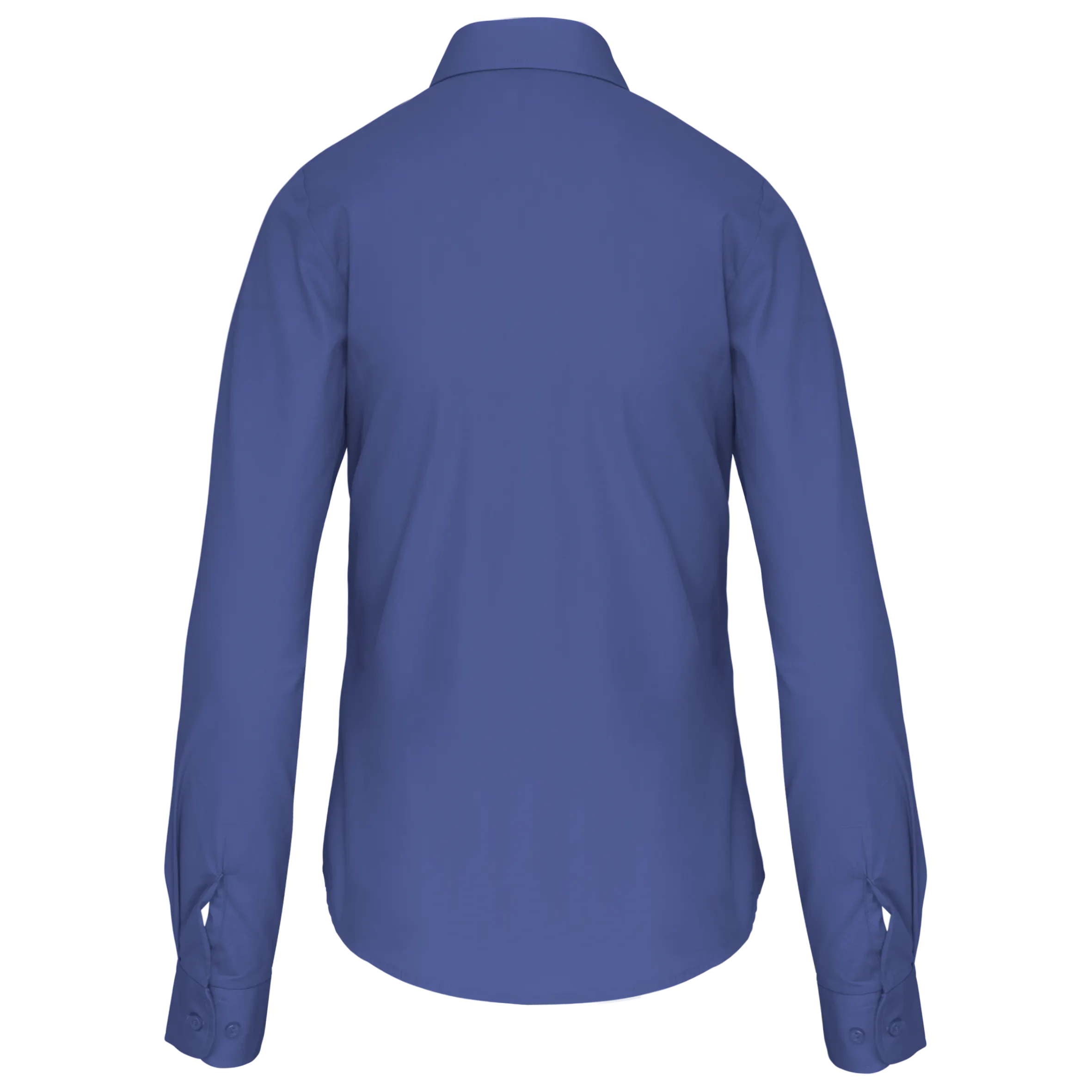 Camisa popelina manga larga mujer