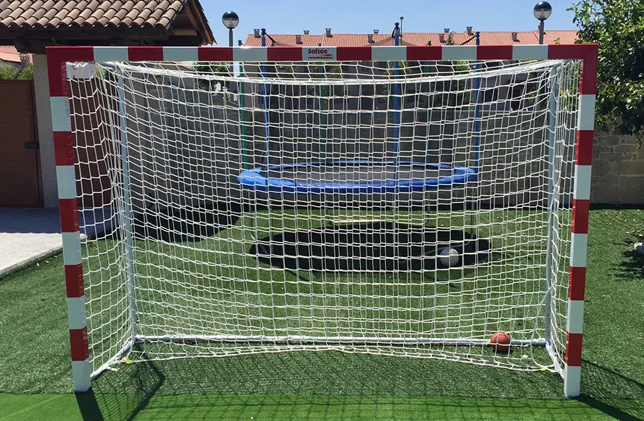 JUEGO CORTINAS AMORTIGUADORAS FÚTBOL SALA/BALONMANO 4MM LINEA PREMIUM BLANCO