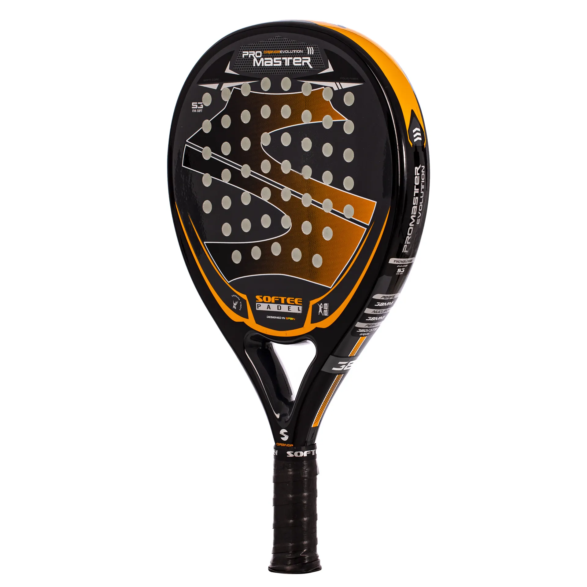 PALA DE PÁDEL SOFTEE PRO MASTER EVOLUTION ORANGE