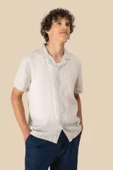 Camisa de lino hombre