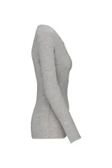 Camiseta con elastano manga larga mujer