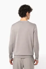 Jersey cuello redondo manga larga hombre