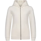 Sudadera ecorresponsable con capucha y cremallera infantil