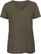 Camiseta Organic Inspire cuello de pico mujer