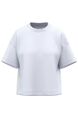 Camiseta sostenible de corte boxy con hombros caídos mujer