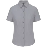 Camisa oxford manga corta mujer