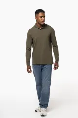 Polo manga larga hombre