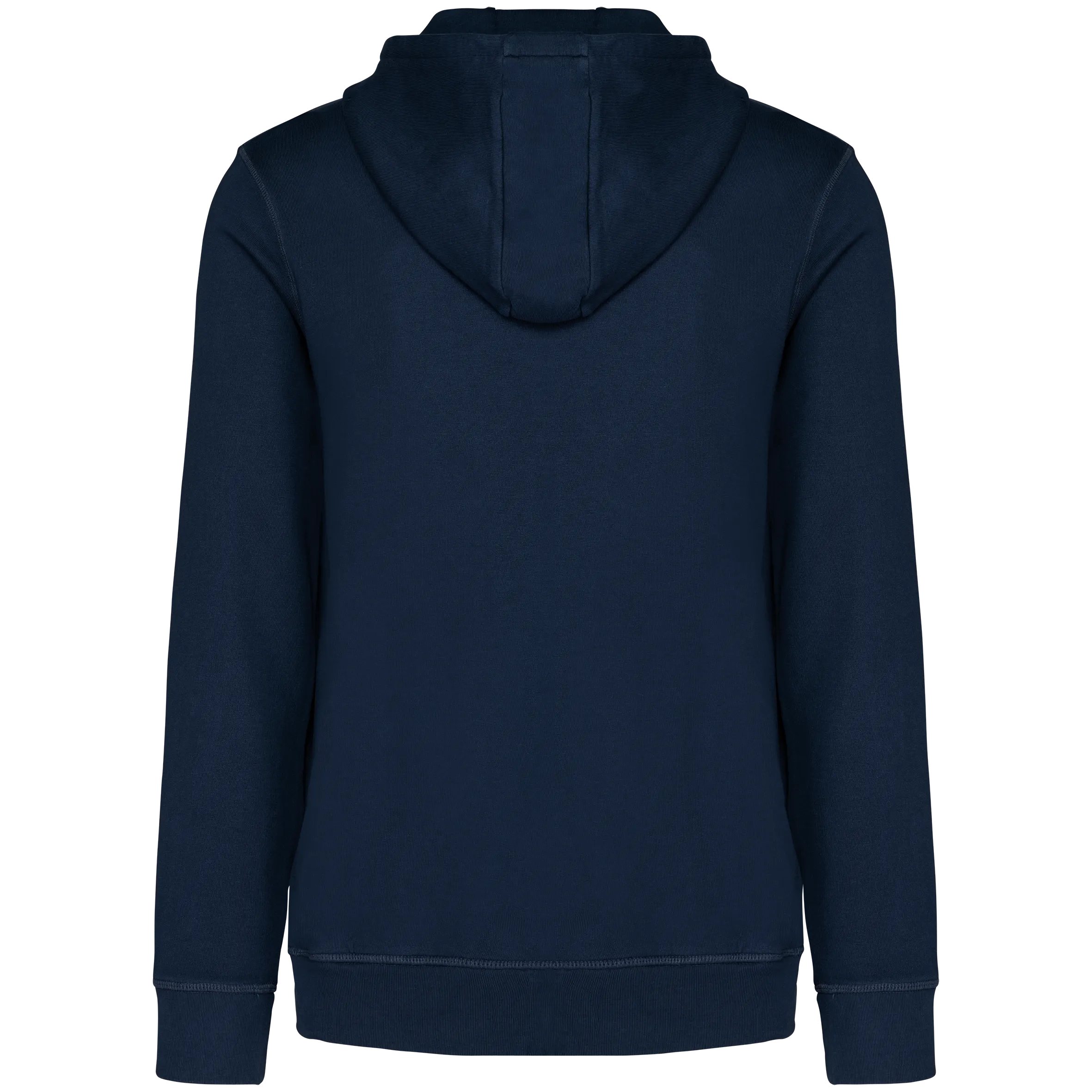 Sudadera ecorresponsable con cremallera y capucha French Terry unisex