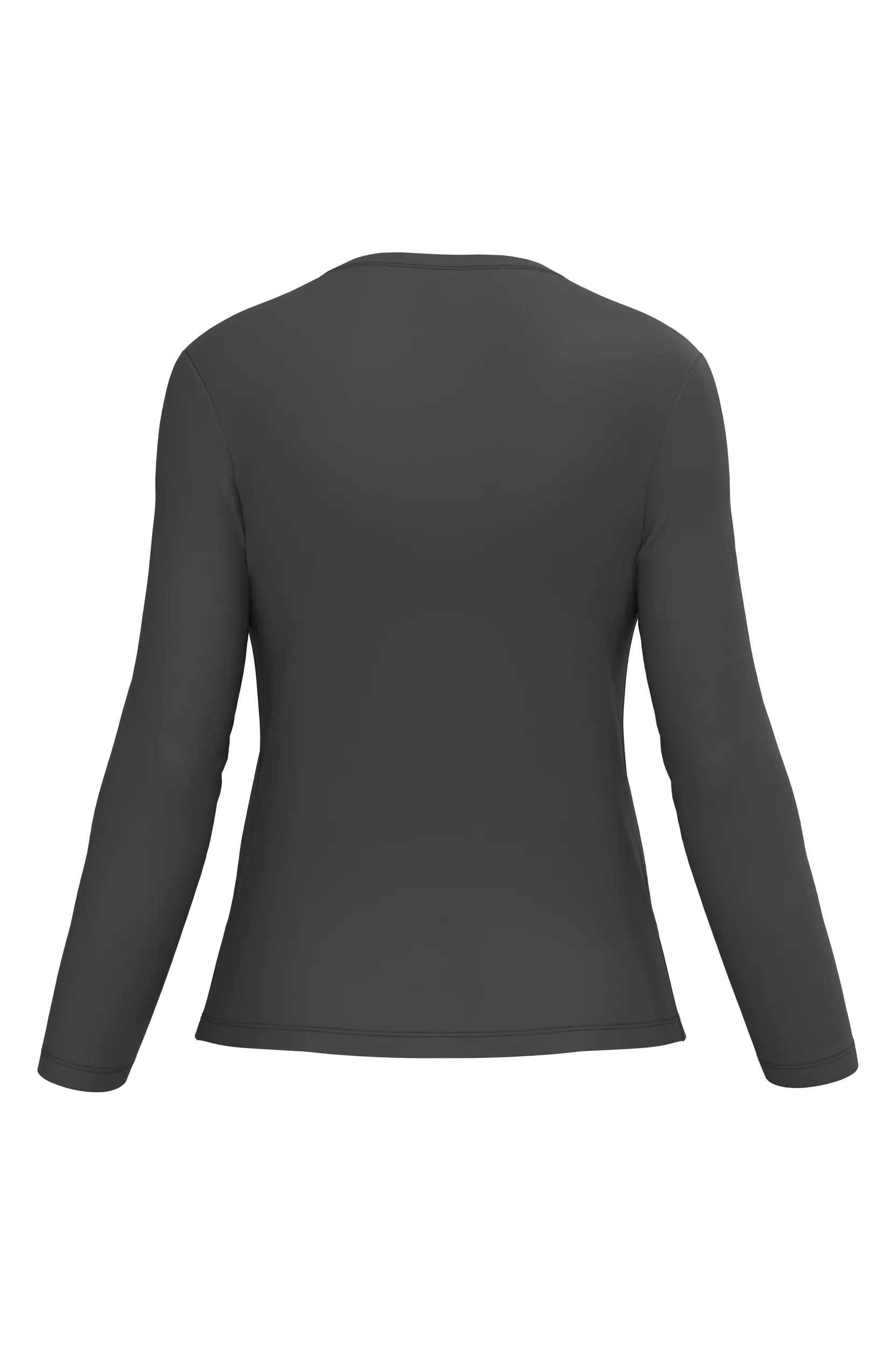 Camiseta manga larga y cuello redondo mujer