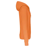 Sudadera con capucha y cremallera ecorresponsable hombre