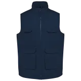 Chaleco polialgodón multibolsillos acolchado - Unisex