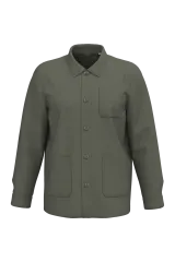 Chaqueta tipo worker ecorresponsable de efecto lavado unisex