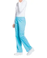 Pantalones tipo cargo de tiro medio mujer