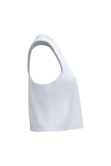 Camiseta de tirantes crop Triblend mujer